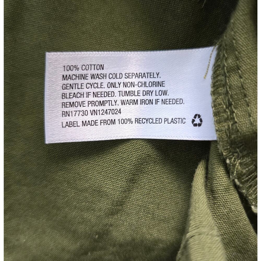 A New Day Women's Olive Green Utility Trucker Jacket- Size XL - Picture 3 of 5